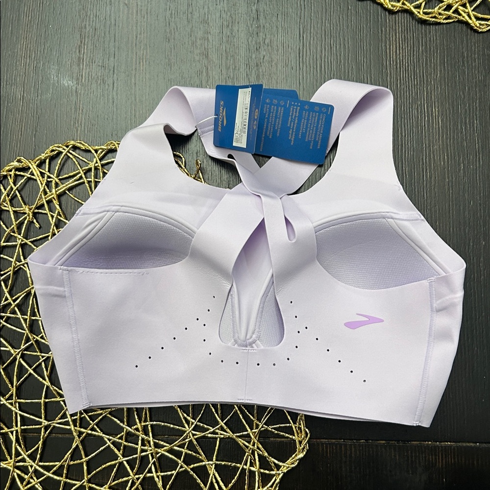 Brooks Women's Crossback 2.0 Sports Bra for Running, Workouts & Sports 32DD/E - Picture 5 of 6